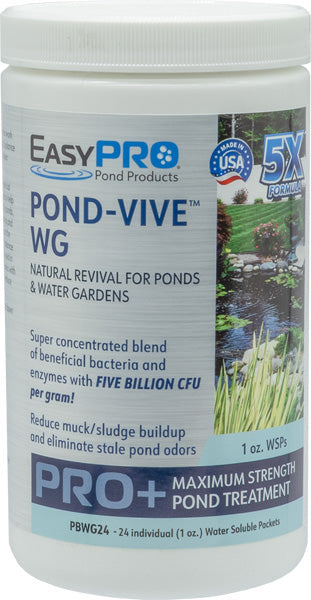 EasyPro - Pond-Vive WG, 12 one oz water soluble packets - Various sizes