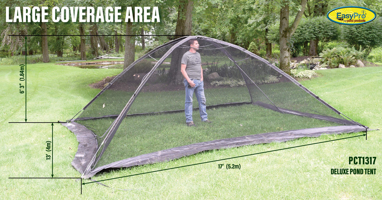 EasyPro Deluxe Pond & Garden Tent Cover w/ 3/8" Net - Thumbnail 3