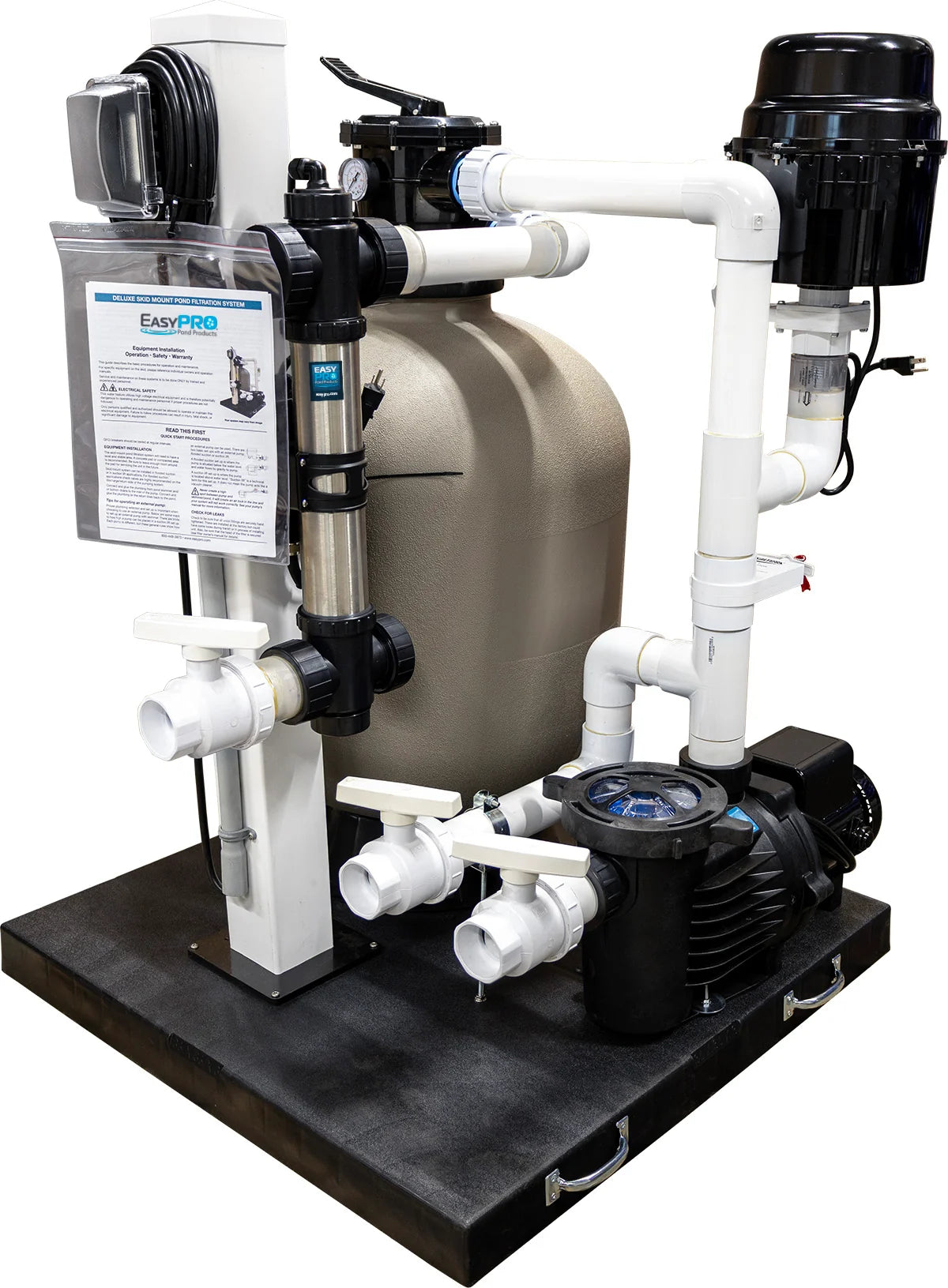EasyPro SMF Series Deluxe Skid Mount Pond Filtration System – 3,600 - 10,000