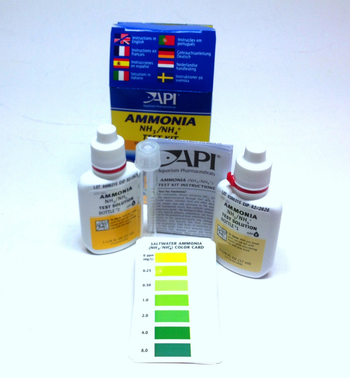 API Ammonia Test Kit For Freshwater And Saltwater Aquariums