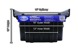 Front view of Anjon APF-16 Profalls 16" Waterfall Biofilter with dimensions