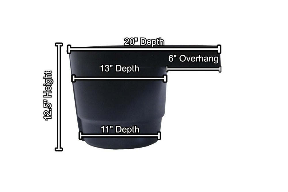 Aquascape 77020 Pond Waterfall Filter - Mini - 12 Inch Spillway - Side