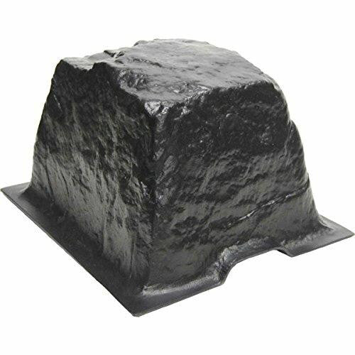 Black Faux Rock Cover With Vent