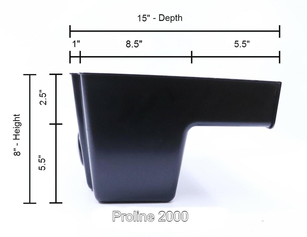 Pondmaster Waterfall Biofilter - Pro 2000 - Height & Depth Dimensions