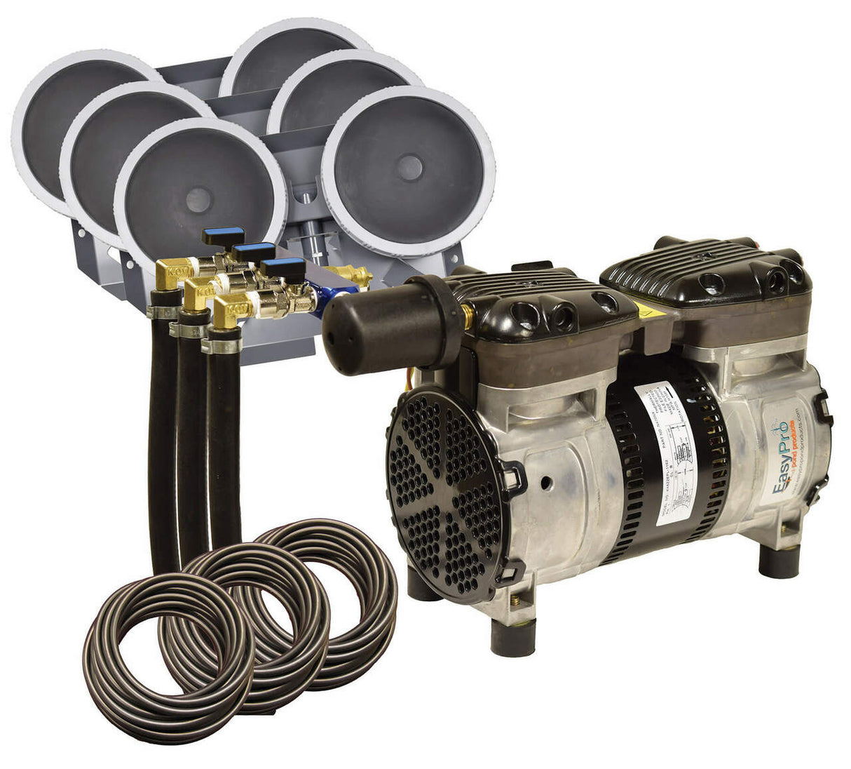 EasyPro PA66 Complete Rocking Piston Aeration Systems or 1/2 HP
