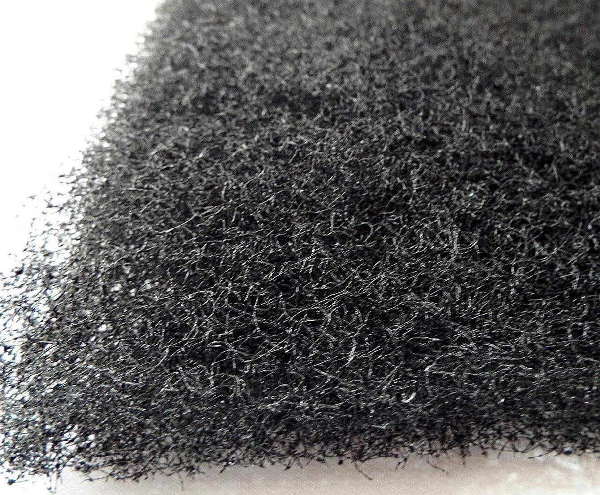 Close-Up of Black Filter Mat