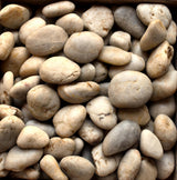 Polished White Imported Beach Pebbles (By the Pallet) | Full Pallet (2450 lbs.) | Residential | CA, ID, NV, OR, UT, WA