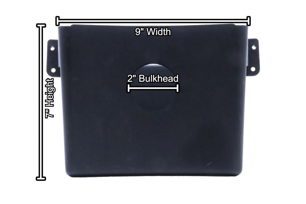 Optional Waterfall Spillway - back view