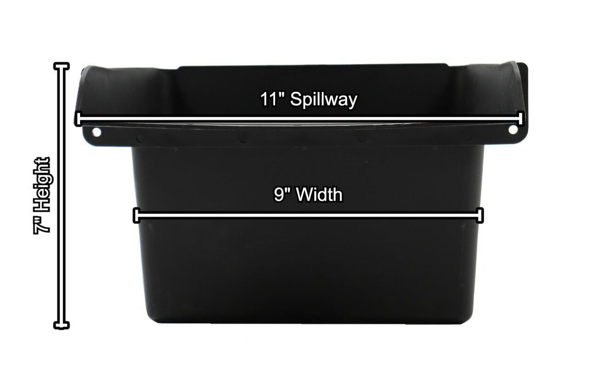 Optional Waterfall Spillway - front view