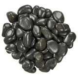 Polished Black Mexican Beach Pebbles (By the Pallet) | Quality Stone | Full Pallet (2450 lbs.) | Residential | AL, AR, IL, IN, KY, LA, MI, MS, MO, OH, OK, TN, TX, WI