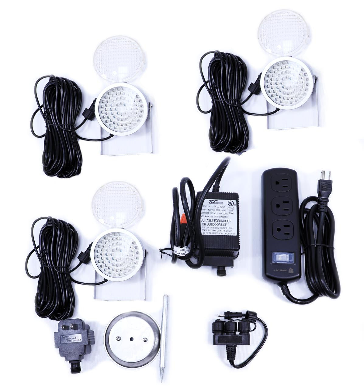 Ocean Mist Synchronized 72 LED Spotlights - 3-Pack