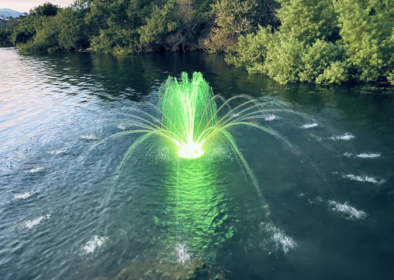 Custom Pro PJ Series Floating Fountain with Lights - Thumbnail 2