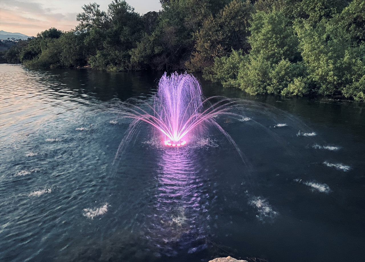 Custom Pro PJ Series Floating Fountain with Lights