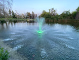 Ocean Mist PJ9000 Floating Fountain with Lights (12 LED Color Changing)