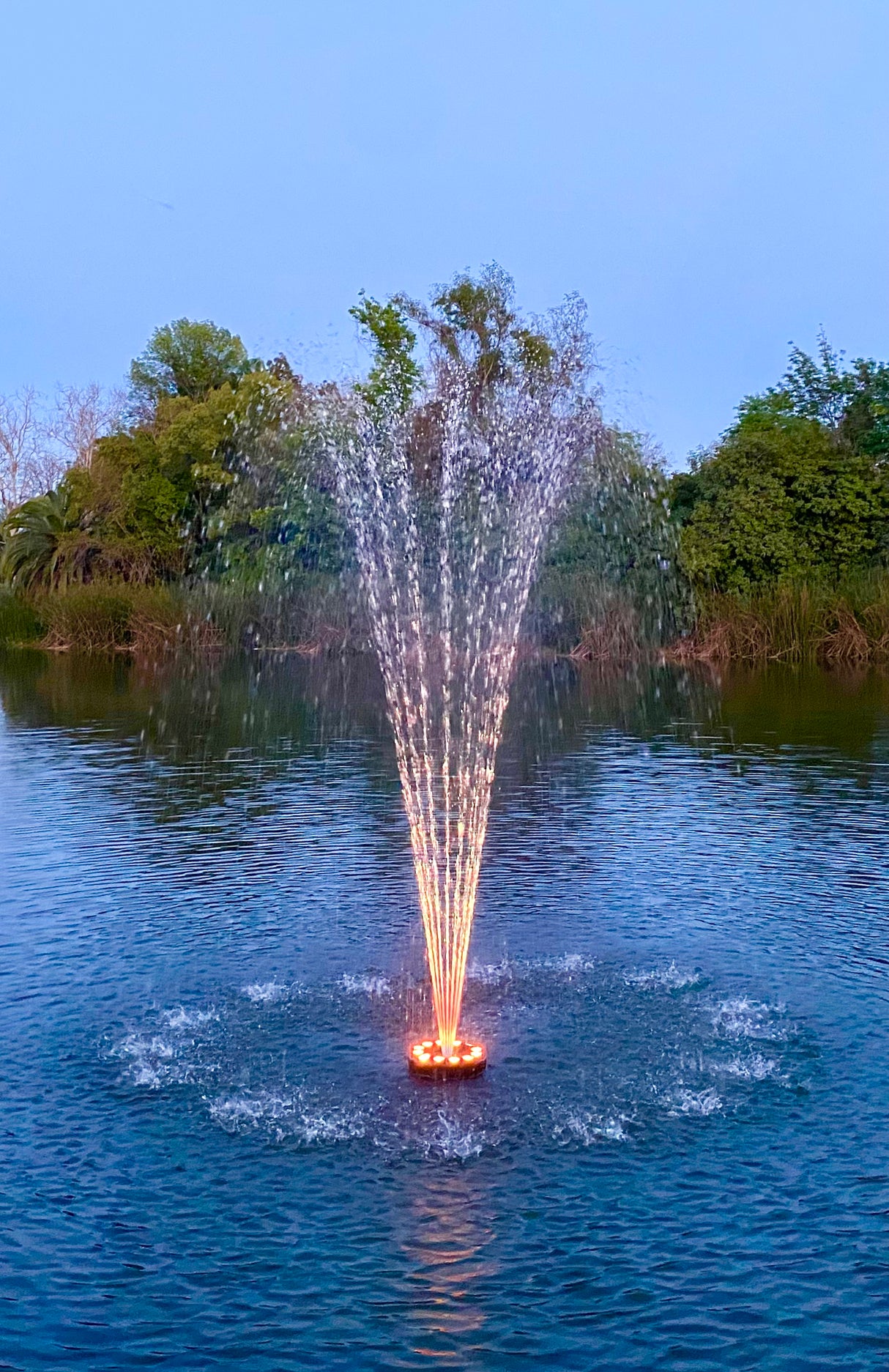 Ocean Mist PJ9000 Floating Fountain with Lights (12 LED Color Changing)