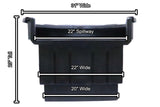 Medium 22" Elite Waterfall Box | Front Dimensions